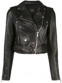 Lth Jkt Mya cropped biker jacket Mya cropped biker jacket at Farfetch